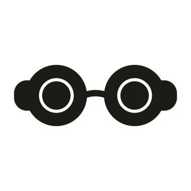 gözlük ikonu vektör illüstrasyonu