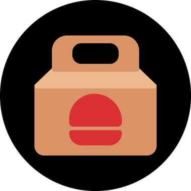 Gıda simgesinin vektör illüstrasyonu