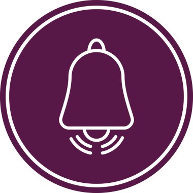 Alarm simgesi vektör illüstrasyonu