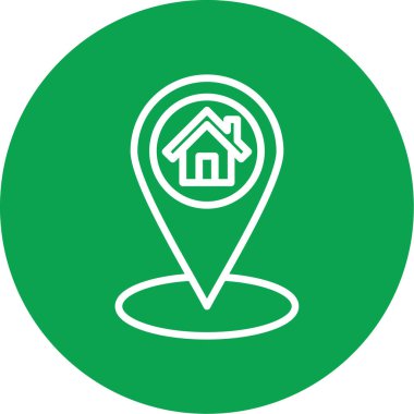 harita pin vektör simgesi