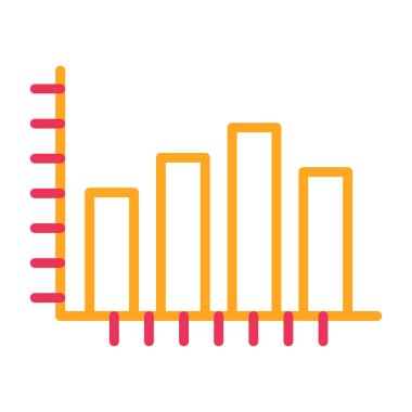 grafik ikonu vektör illüstrasyonu