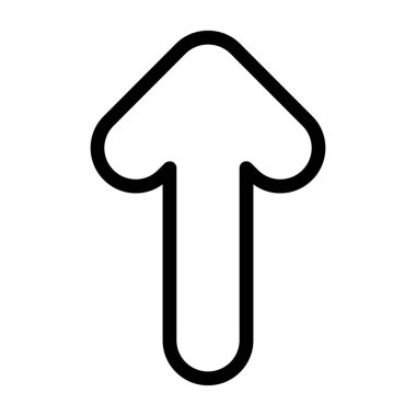 Ok simgesini indir. vektör simgesi.