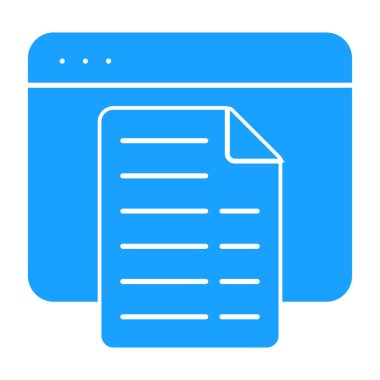 kağıt belge vektör simgesi