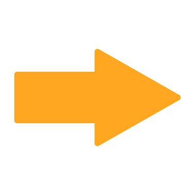 Sağ yön ok işaret simgesi vektör illüstrasyon tasarımı