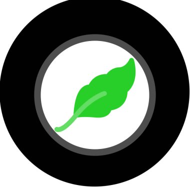 eko simge vektör illüstrasyonu