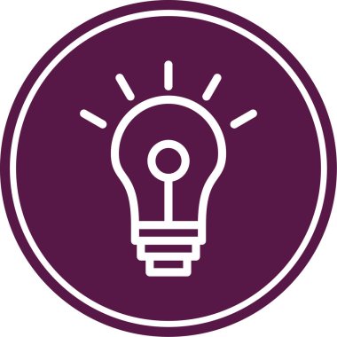 Kolayca değiştirebilen ya da düzenleyebilen ampul vektör simgesi