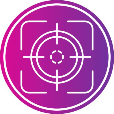 hedef vektör simgesi işareti