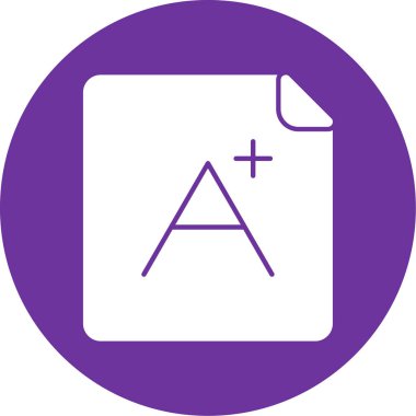 Bir b simgesinin vektör illüstrasyonu