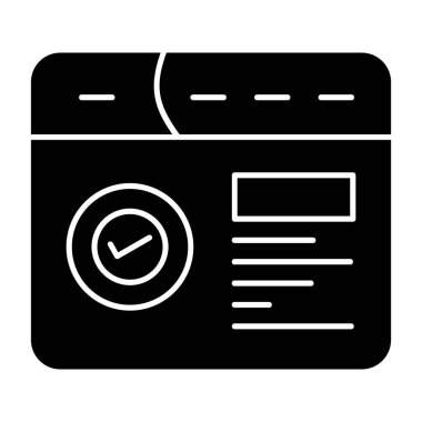 seo modern simgesinin vektör illüstrasyonu