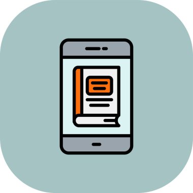 akıllı telefon simgesi vektör illüstrasyonu