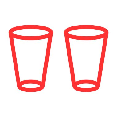 vektör kırmızı çay ya da kahve..