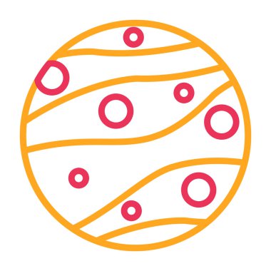 Çizgi film simgesinin vektör çizimi