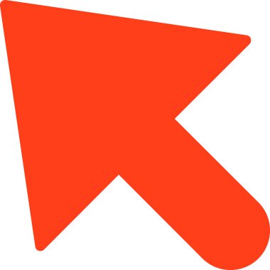 Düz biçimli sol aşağı ok simgesi