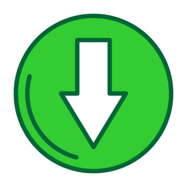 İndirme simgesi yeşili