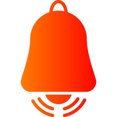 Çan simgesi, vektör çizimi