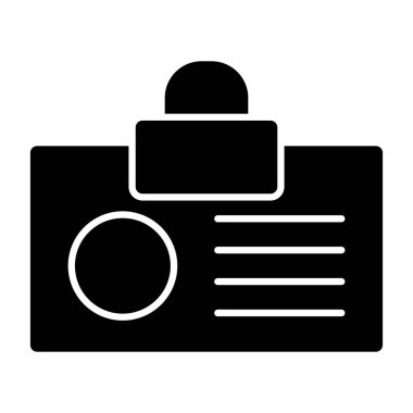 Fotoğraf makinesi simgesi, vektör illüstrasyonu. düz tasarım biçimi