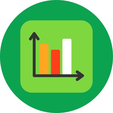 Grafik düz vektör simgesi