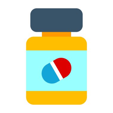 Hapları simge vektör web ve mobil uygulaması tasarımı, hap logo kavramı için izole üzerinde beyaz arka plan