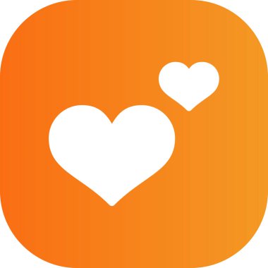 kalp simgesi soyut bir grupta izole edildi