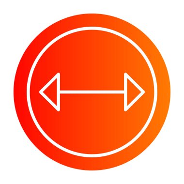 Ok. Web simgesi basit illüstrasyon