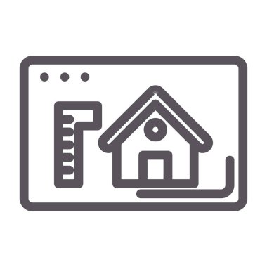 Ev vektör satırı simgesi