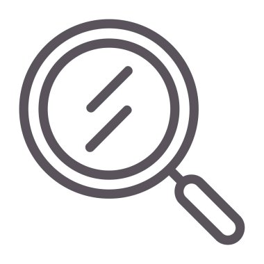 Büyüteç simgesi. vektör illüstrasyonu