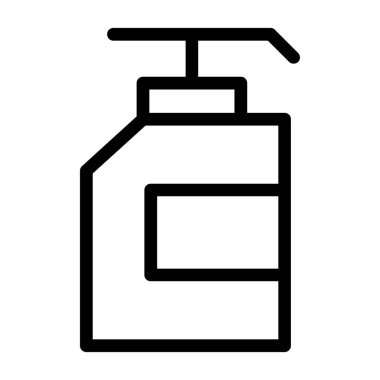 Sprey vektör çizgisi simgesi