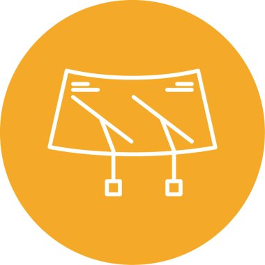 Modern simgenin vektör illüstrasyonu