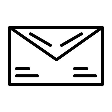 zarf e- posta simgesi vektör illüstrasyon tasarımı