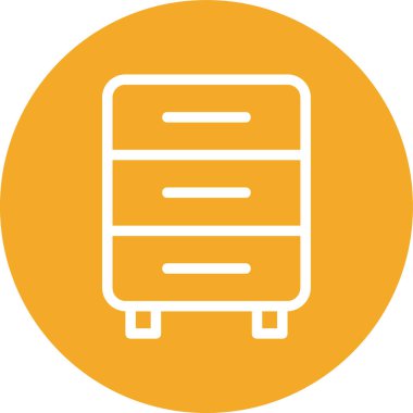 Bagaj web vektör simgesi