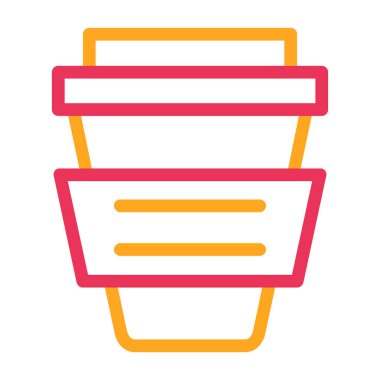 Kova. Web simgesi basit illüstrasyon