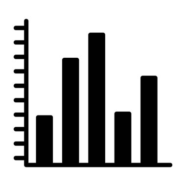 çubuk çizelgesi vektör illüstrasyonu