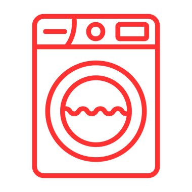 Çamaşır makinesi vektör simgesi