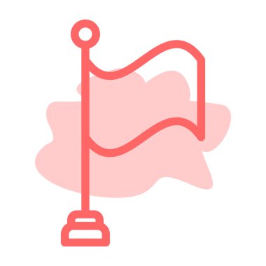 vektör bayrağı simgesi