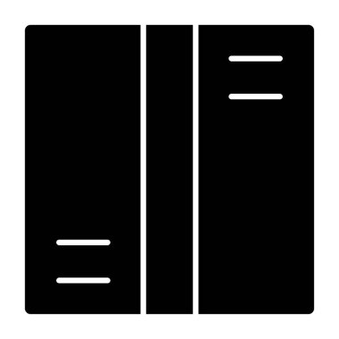 Sunucu simgesi, vektör illüstrasyonu