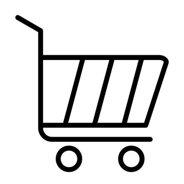 Taşıyıcı vektör ince çizgi simgesi