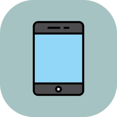 Akıllı telefon aygıtı simgesi vektör çizimi çizimi