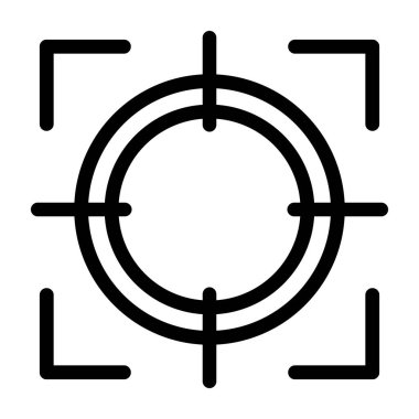 Radar. Web simgesi basit illüstrasyon