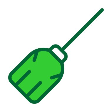 Kürek simgesi, vektör illüstrasyonu