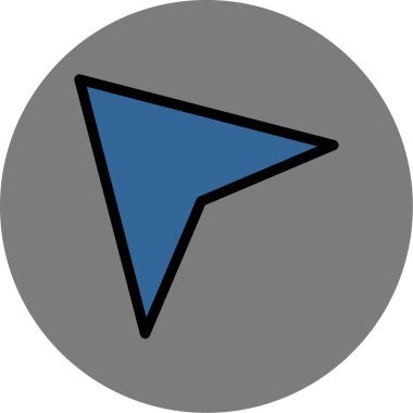 ok sol simgesi, vektör