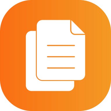 Belge simgesi soyut bir grupta izole edildi