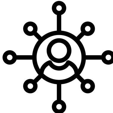 bağlantı bağlantı simgesi ana hat biçiminde