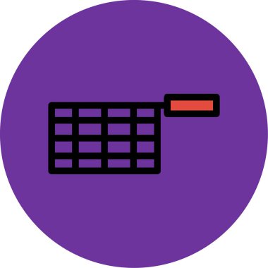 Modern b 'nin vektör illüstrasyonu eksik simgesi