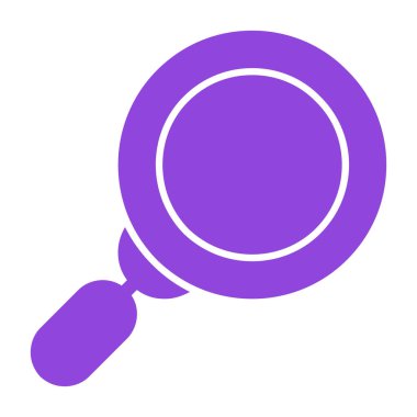 Büyüteç. Web simgesi basit illüstrasyon