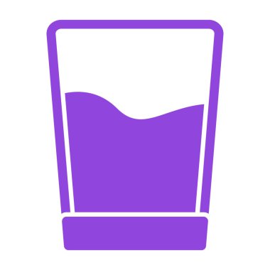 içecek simgesi, vektör illüstrasyonu