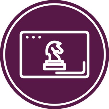 Dizüstü bilgisayar simgesi vektör çizimi