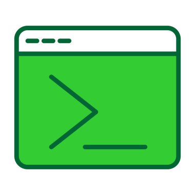 Web tarayıcı simgesi vektör illüstrasyonu