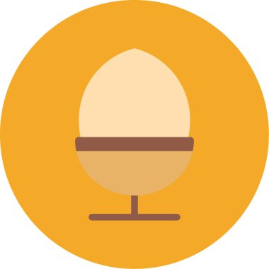 Yumurta. Web simgesi basit illüstrasyon