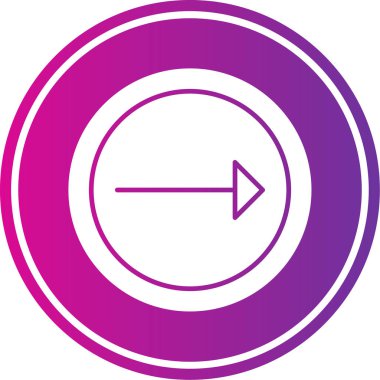 ok simgesinin vektör illüstrasyonu