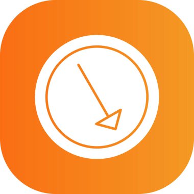 ok Simgesi Soyut Arkaplanda İzole Edildi